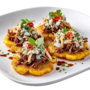 Combo de 2 patacones de carne con refresco de 1,25 L